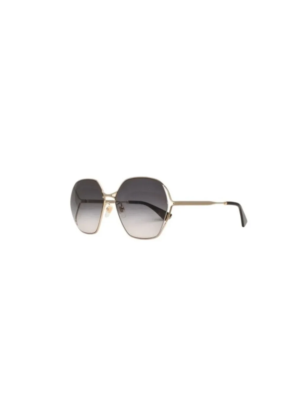 Gucci Sunglasses Eyewear 63 Gold Gray Metal Acetate